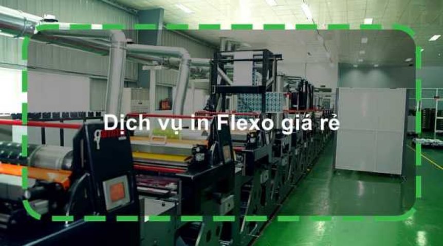 Dịch vụ in Flexo giá rẻ