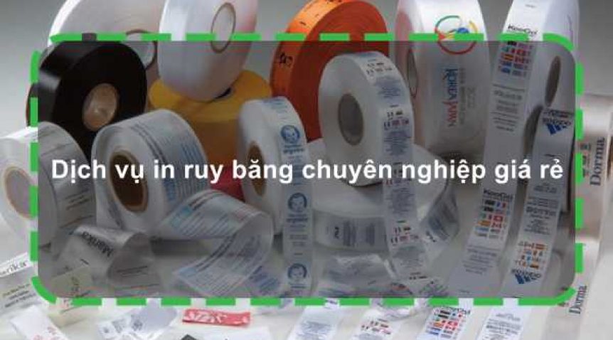 Dịch vụ in ruy băng chuyên nghiệp giá rẻ
