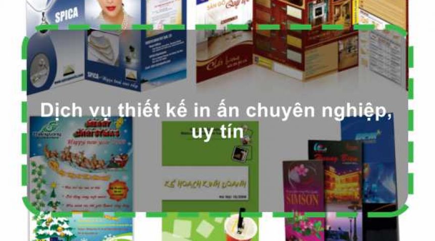 Dịch vụ thiết kế in ấn chuyên nghiệp, uy tín