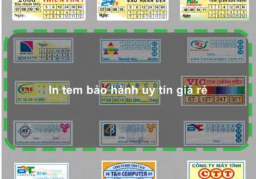 In tem bảo hành uy tín giá rẻ