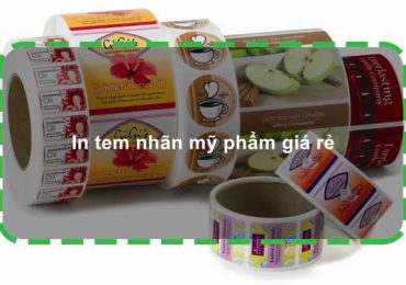 In tem nhãn mỹ phẩm giá rẻ