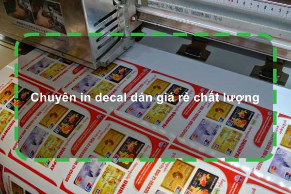 Chuyên in decal dán giá rẻ chất lượng