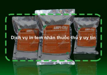 Dịch vụ in tem nhãn thuốc thú y uy tín