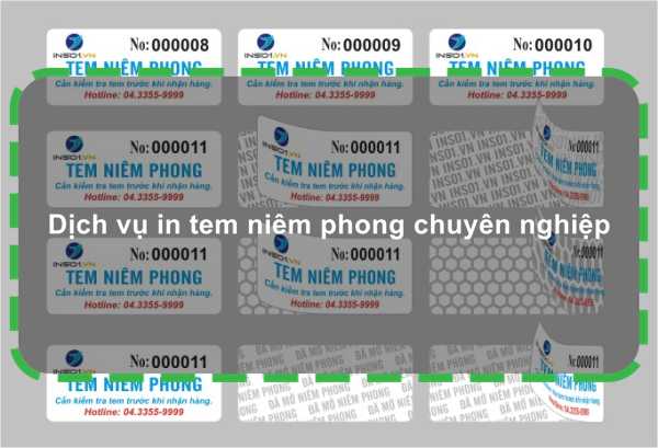 Dịch vụ in tem niêm phong chuyên nghiệp