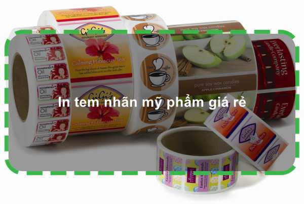 In tem nhãn mỹ phẩm giá rẻ