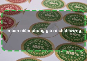 In tem niêm phong giá rẻ chất lượng